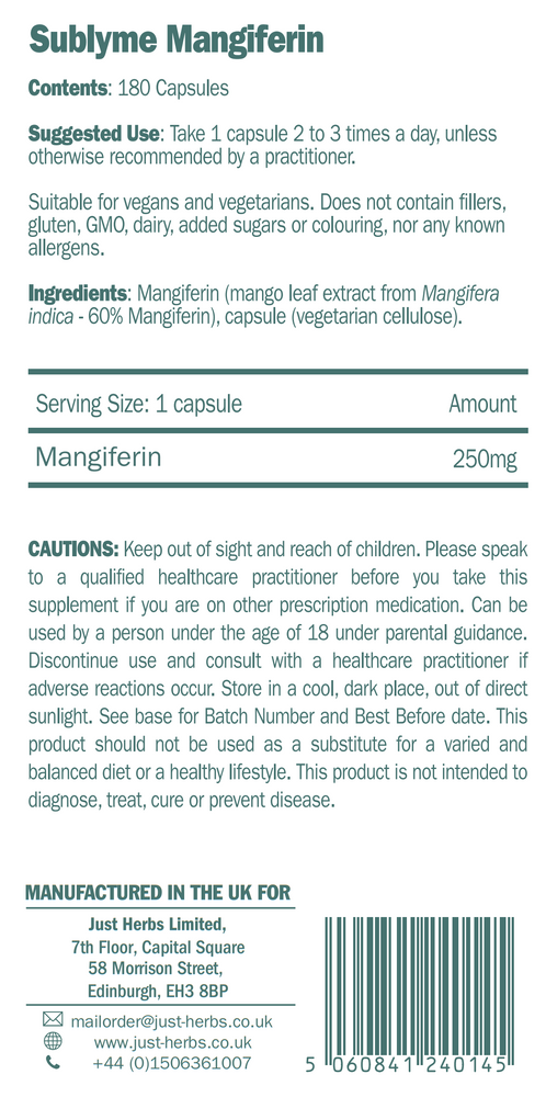 
                  
                    Load image into Gallery viewer, Sublyme Mangiferin Capsules
                  
                